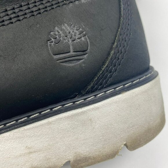 Timberland Keeley Field 6 Inch Black Nubuck Leather Womens 8 Lace Up Boots A26HQ - Picture 9 of 11